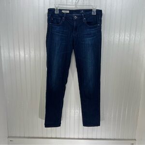 AG Adriano Goldschmied The Stilt Cigarette Leg Jeans Dark Wash Size 29R